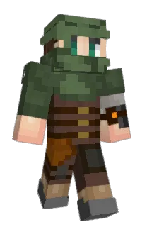 Front of Wanabee's skin