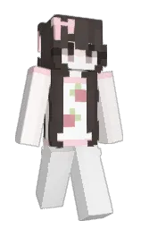 BellaBunnyXx's Minecraft skin wearing the Pan cape
