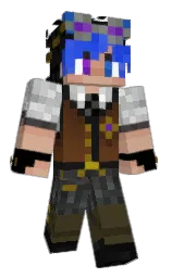 lisbon brown and tan Minecraft skin — Slim model — first worn by LukeTks
