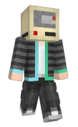 Jaxiom's Minecraft skin wearing the Aurora cape