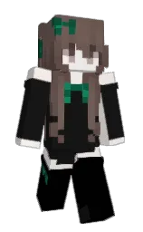 cod gray and black Minecraft skin — Slim model — first worn by U_B