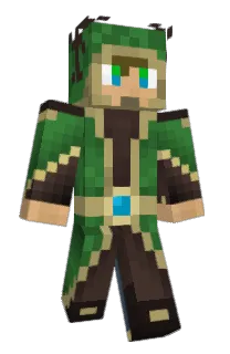 Front of Karnej's skin