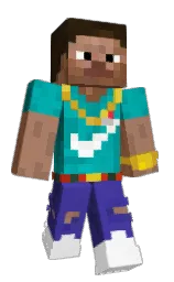 VerbalLogan7's Minecraft skin wearing the 15th Anniversary cape