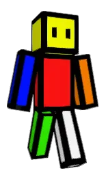 Axsy's Minecraft skin wearing the Migrator cape