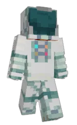 Frozen_TW's Minecraft skin wearing the Aurora cape