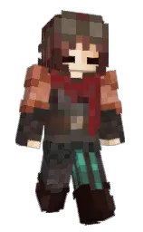 crater brown and asphalt Minecraft skin — Slim model — first worn by _MatiSz_