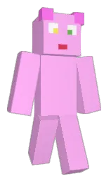 kkomom's Minecraft skin wearing the Cherry Blossom cape