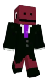 Lynx__TV's Minecraft skin wearing the Menace cape