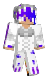 ThunderWyvern's Minecraft skin wearing the Aurora cape