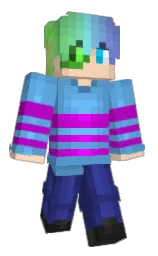 danube and havelock blue Minecraft skin — Classic model — first worn by Homieguy