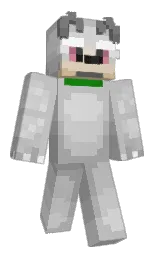 silver and silver chalice Minecraft skin — Classic model — first worn by Lusturiaa