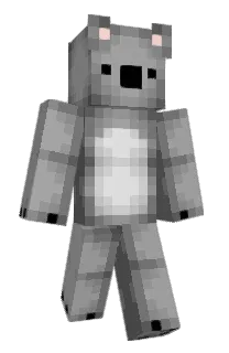 Front of Viydal's skin