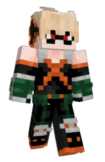 Front of Redneedle's skin