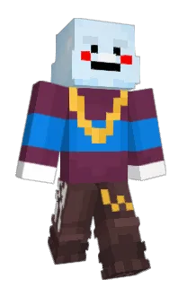 Front of coldified's skin