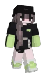 Miiintyx's Minecraft skin wearing the Migrator cape
