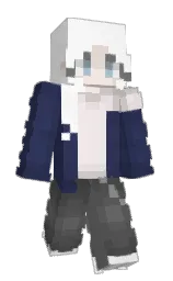 rhino and white Minecraft skin — Slim model — first worn by angeladi