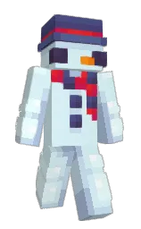 white ice and foam Minecraft skin — Slim model — first worn by Revxlve