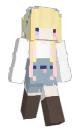 EnvYUsAGi's Minecraft skin wearing the Migrator cape