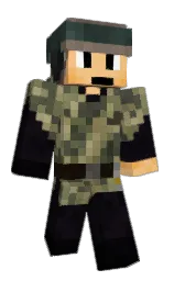 MineDuft65's Minecraft skin wearing the Zombie Horse cape