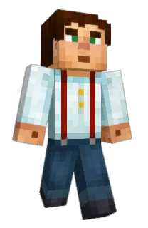 Front of CrispFlake's skin