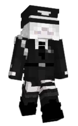 cod gray and black Minecraft skin — Slim model — first worn by MartiniRom