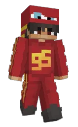 Spc0ny_Czqrnuch2's Minecraft skin wearing the Menace cape
