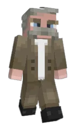 tobacco brown and soya bean Minecraft skin — Slim model — first worn by femsplosion