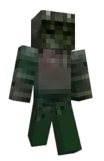 Front of Zerobald's skin
