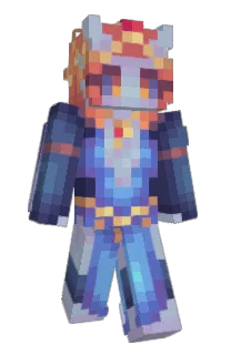 Front of Xendress's skin