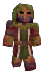 ZNDLR's Minecraft skin wearing the Migrator cape