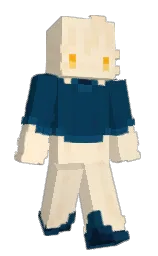 Remmeck's Minecraft skin wearing the Twisted cape