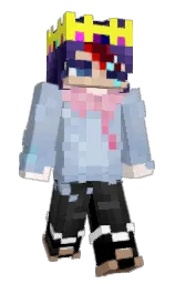 casper and black Minecraft skin — Classic model