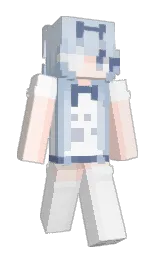cloudfishh's Minecraft skin wearing the Cherry Blossom cape