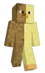 khaki and driftwood Minecraft skin — Classic model