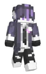 purif1ed_'s Minecraft skin wearing the Purple Heart cape