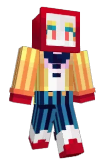 Front of F1bI's skin