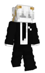 white and cod gray Minecraft skin — Slim model — first worn by efsunluk