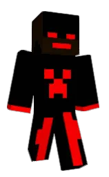 black and nero Minecraft skin — Classic model