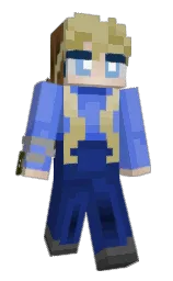 lucky point and jacksons purple Minecraft skin — Slim model — first worn by Bubblecraft