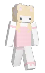 white and double pearl lusta Minecraft skin — Slim model — first worn by dolliestt
