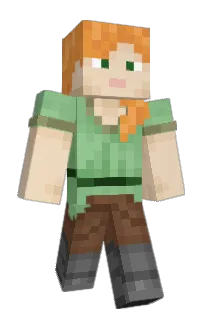 Front of CubicalCubed's skin