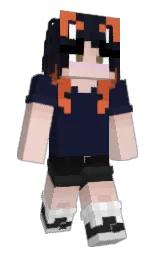 mirage and almond Minecraft skin — Slim model — first worn by ZwisialeMleczory