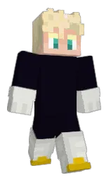 ebony and cararra Minecraft skin — Classic model — first worn by Chuluke