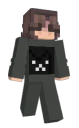 lunar green and emperor Minecraft skin — Slim model — first worn by StormDominator