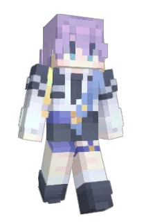 Front of MaClique's skin