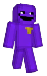 P4trick09's Minecraft skin wearing the Purple Heart cape