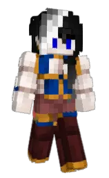 cod gray and provincial pink Minecraft skin — Slim model — first worn by FennecFoxFaith