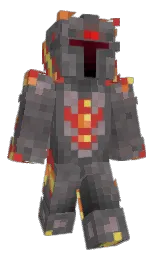 UncalledIroh's Minecraft skin wearing the Migrator cape