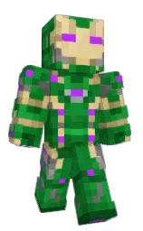 electric violet and san felix Minecraft skin — Classic model — first worn by LegoLevin