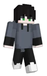 shuttle gray and trout Minecraft skin — Classic model